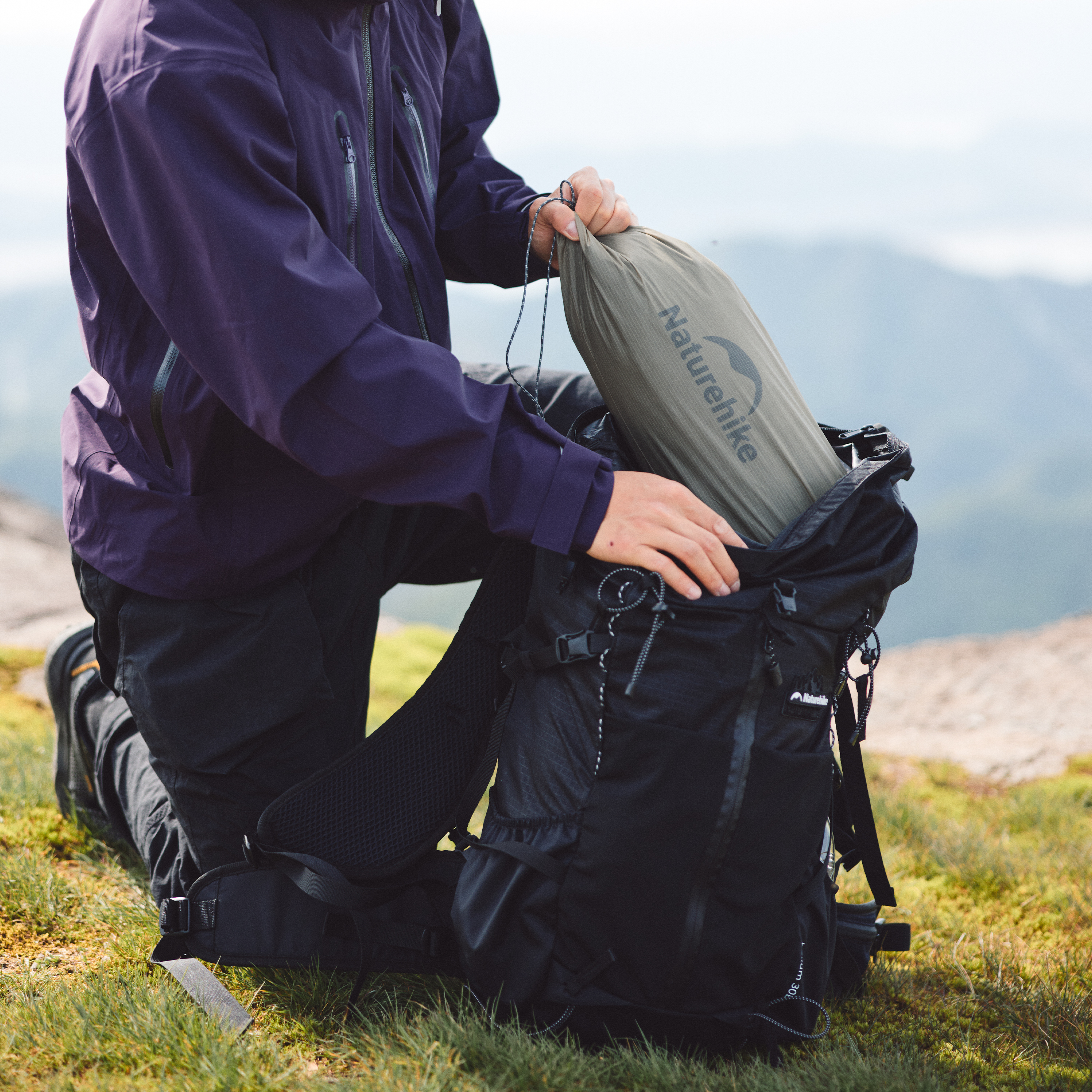 Naturehike ultraľahký stan Cloud Up1 séria Pro 20D 1402g - šedý